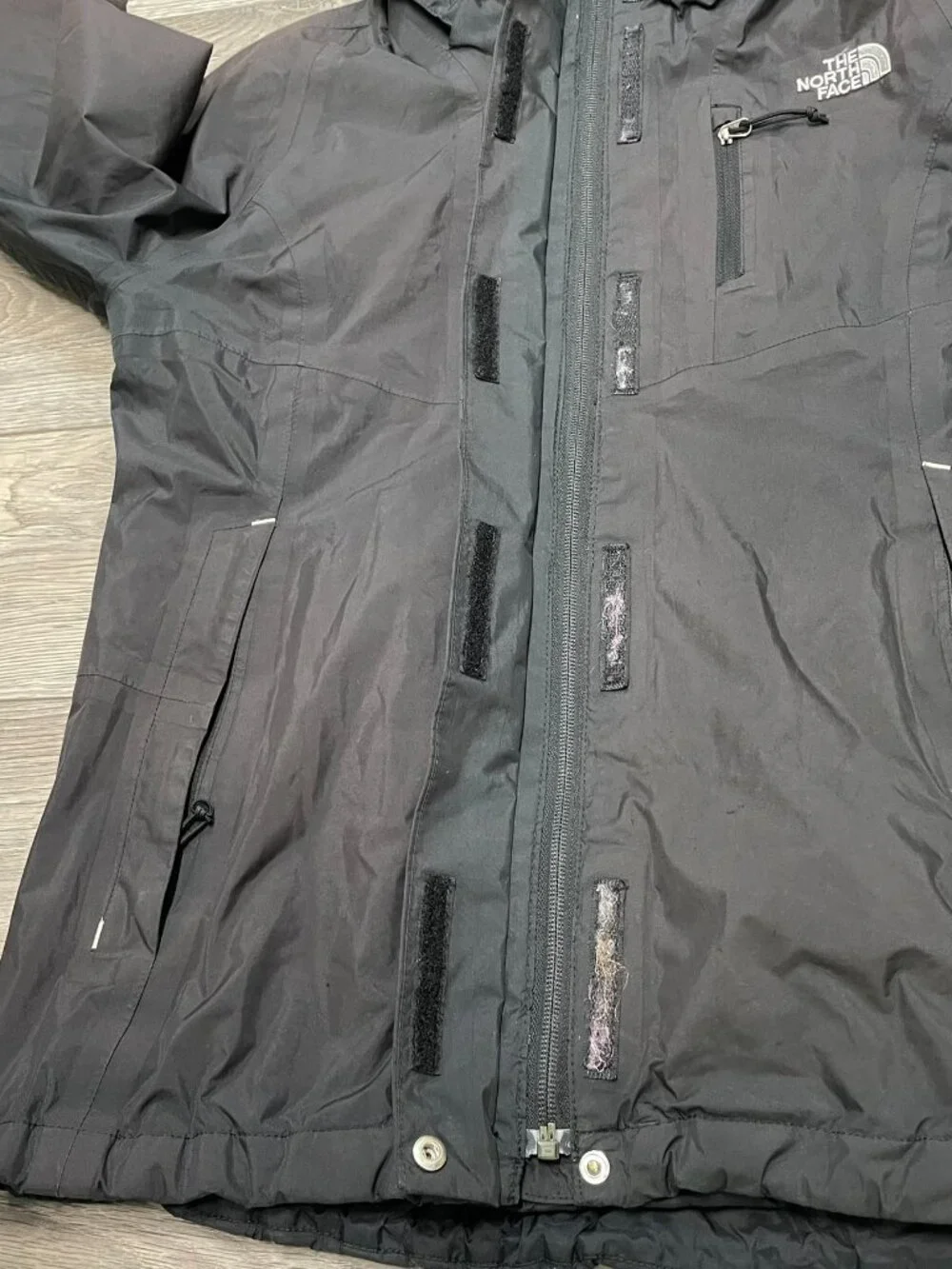 The North Face Womens Black Gore-Tex Rain Jacket Hooded Waterproof Shell Size S - Picture 14 of 16